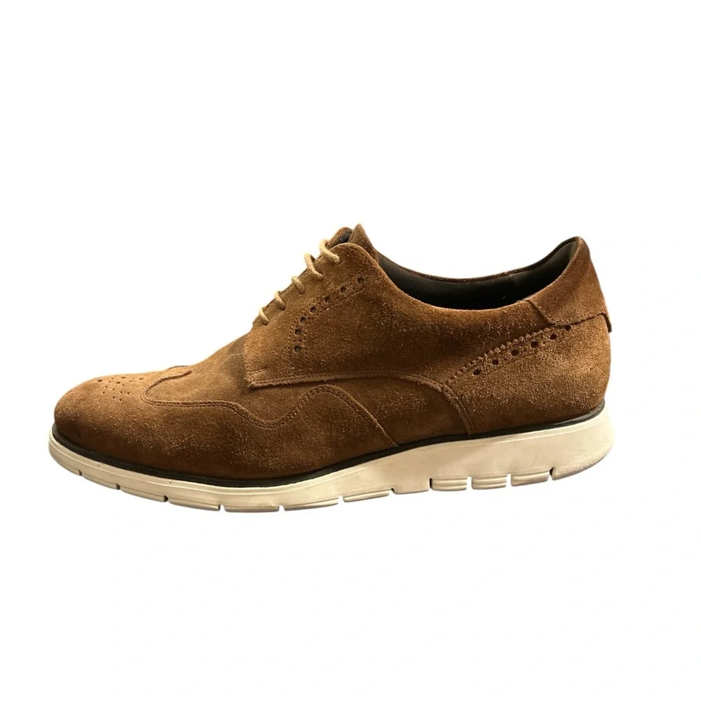 Charles Tyrwhitt Men's Brown Suede Loafer, Wingtip Sneakers, Derby Size 10